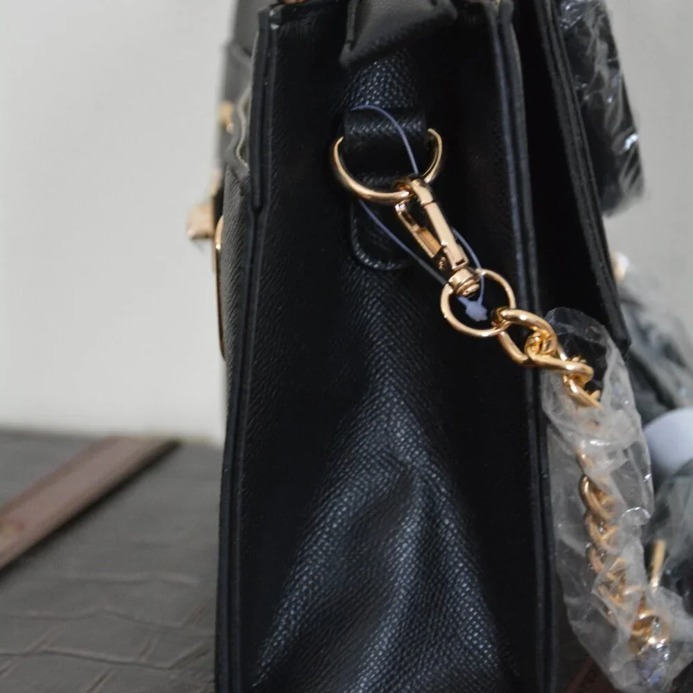 bebe Alex Small Satchel With Credit Card Organizer NWT - Picture 4 of 13
